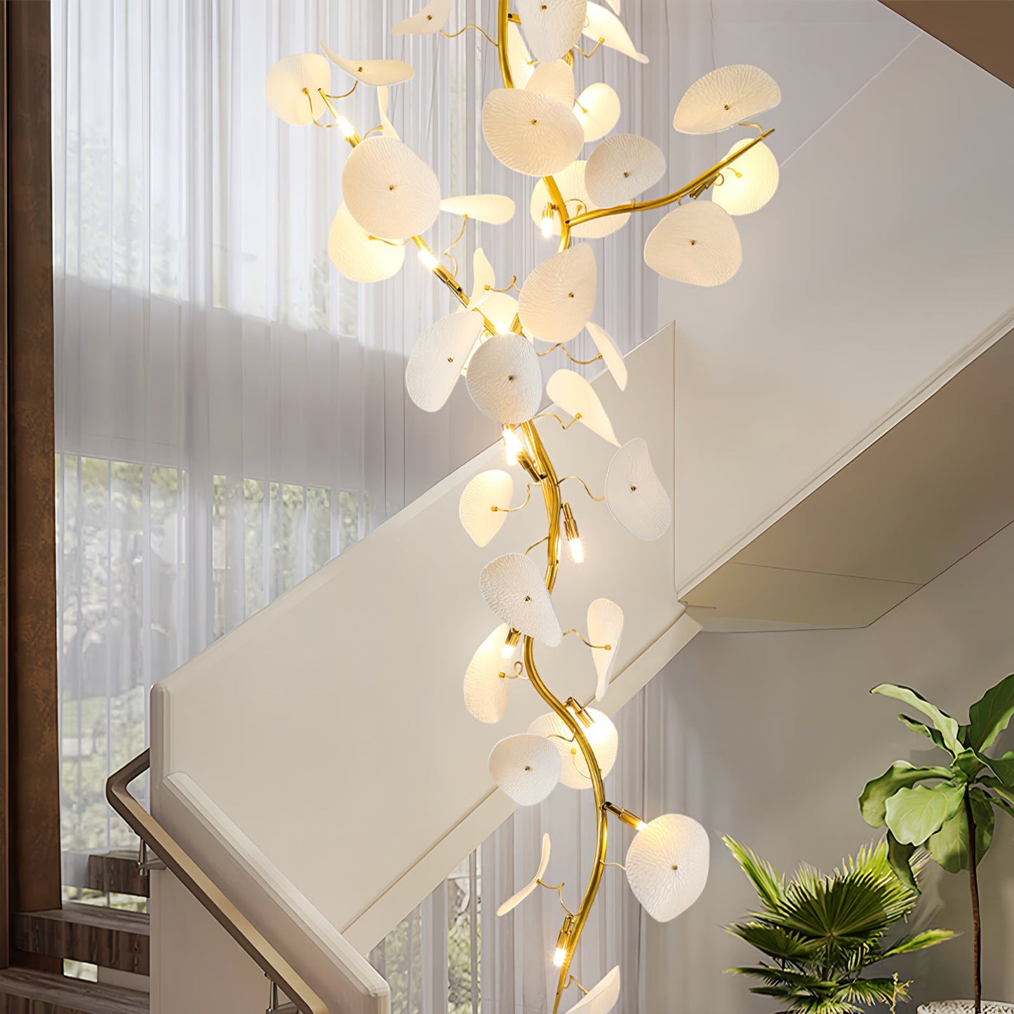 Nebula Petal Chandelier - YIOSI