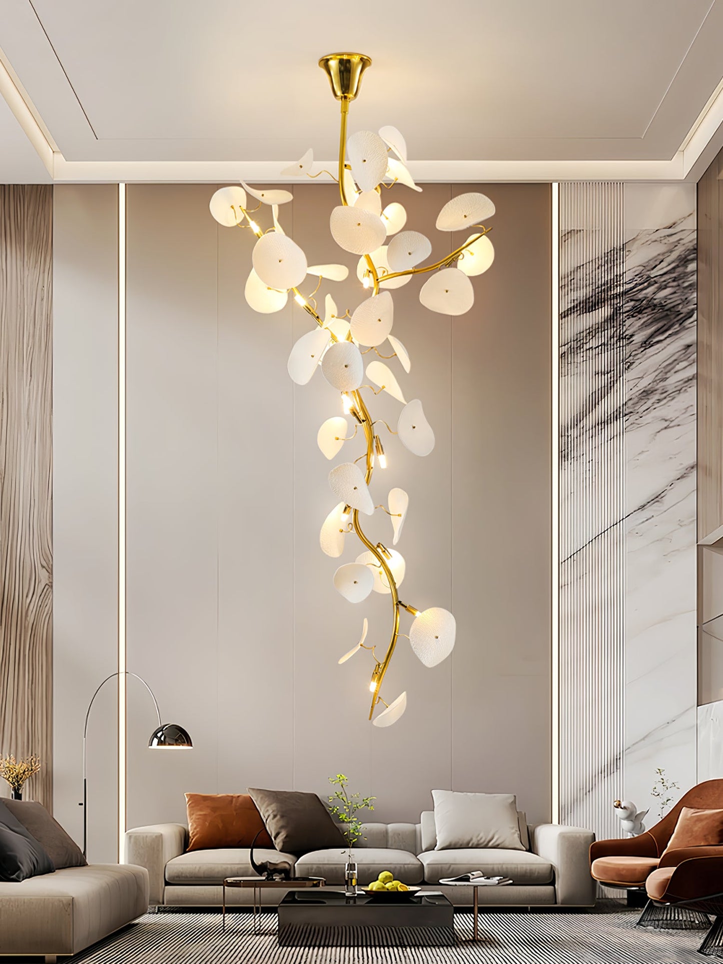 Nebula Petal Chandelier - YIOSI
