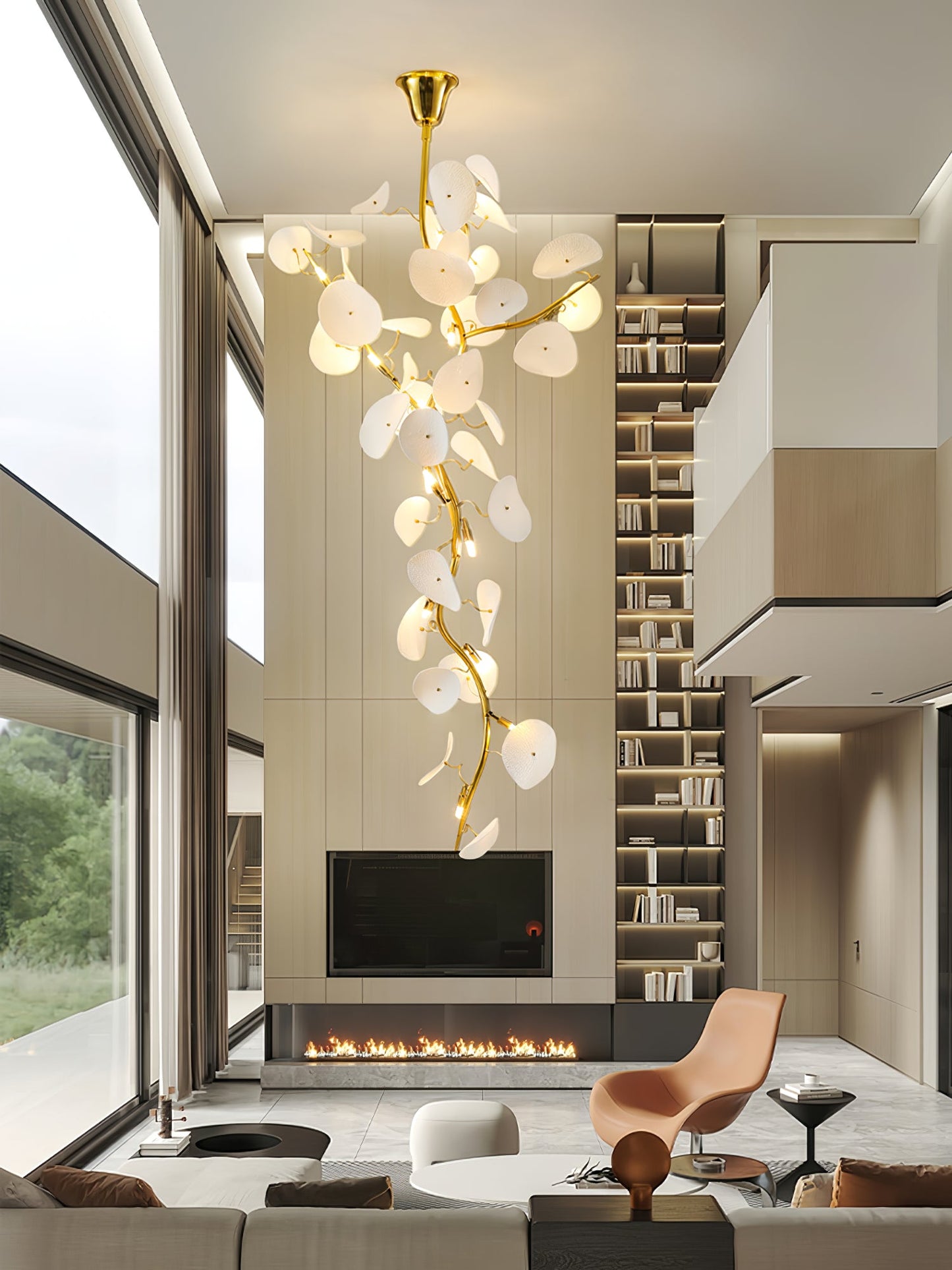 Nebula Petal Chandelier - YIOSI