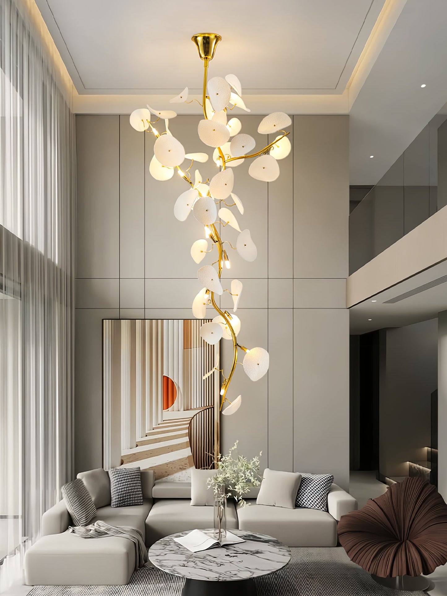 Nebula Petal Chandelier - YIOSI