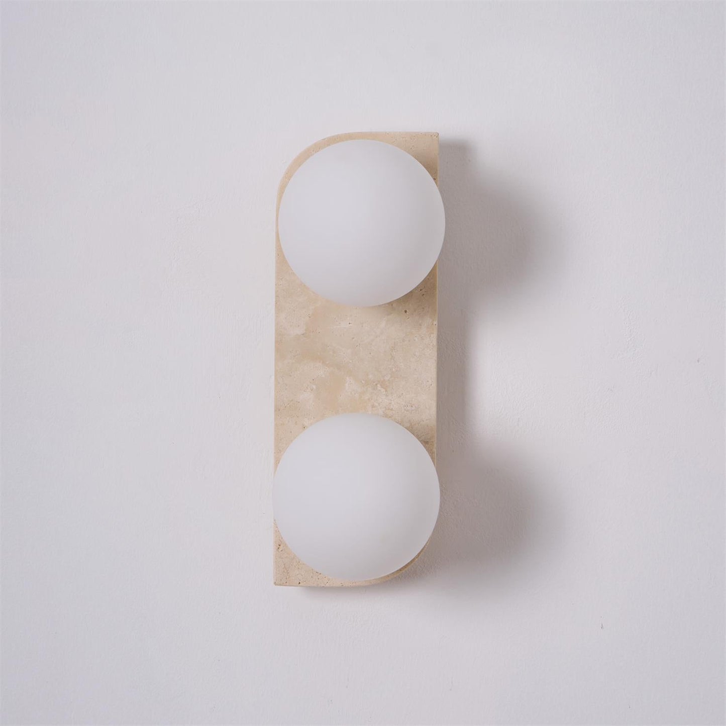 Elysian Travertine Plug - in Wall Light - YIOSI