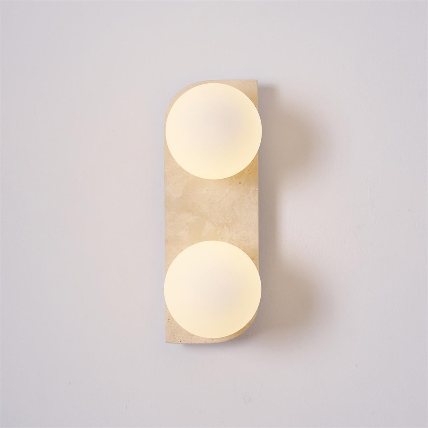 Elysian Travertine Plug - in Wall Light - YIOSI