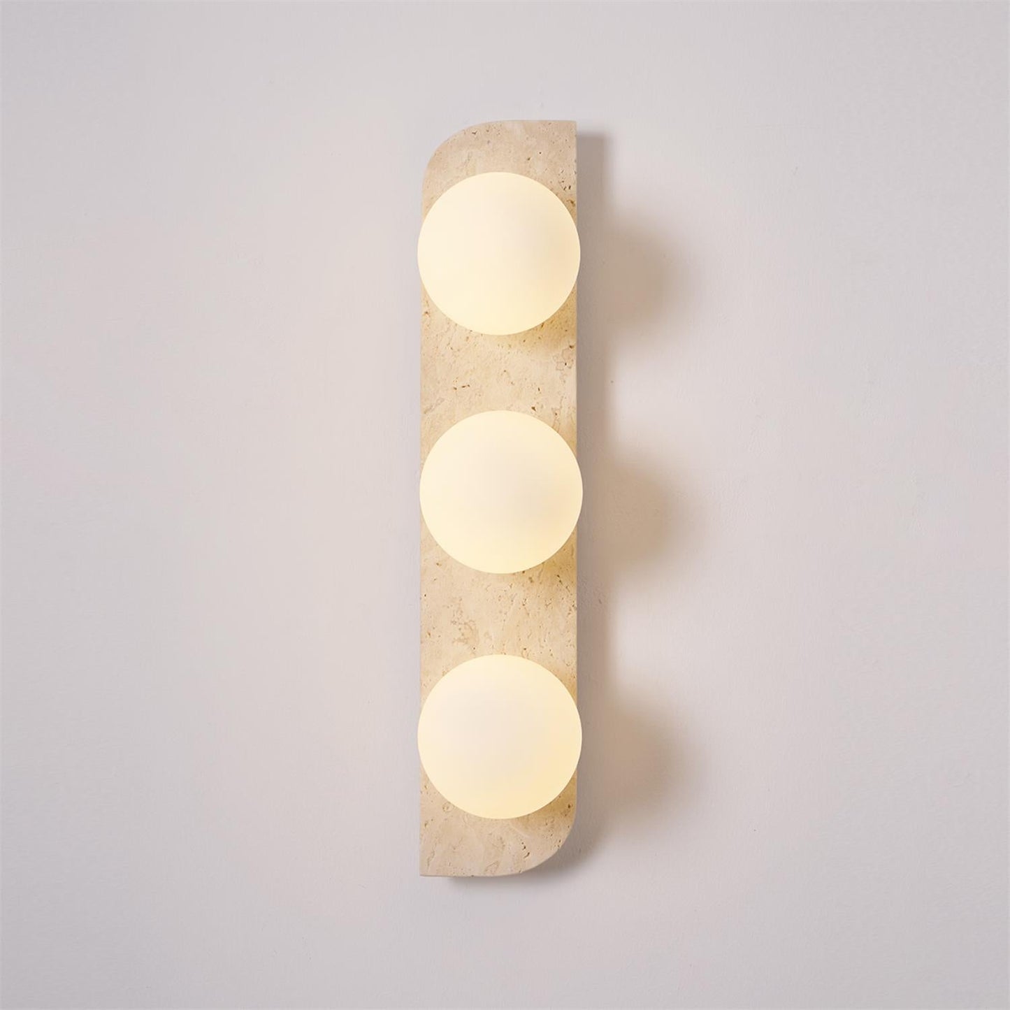 Elysian Travertine Plug - in Wall Light - YIOSI