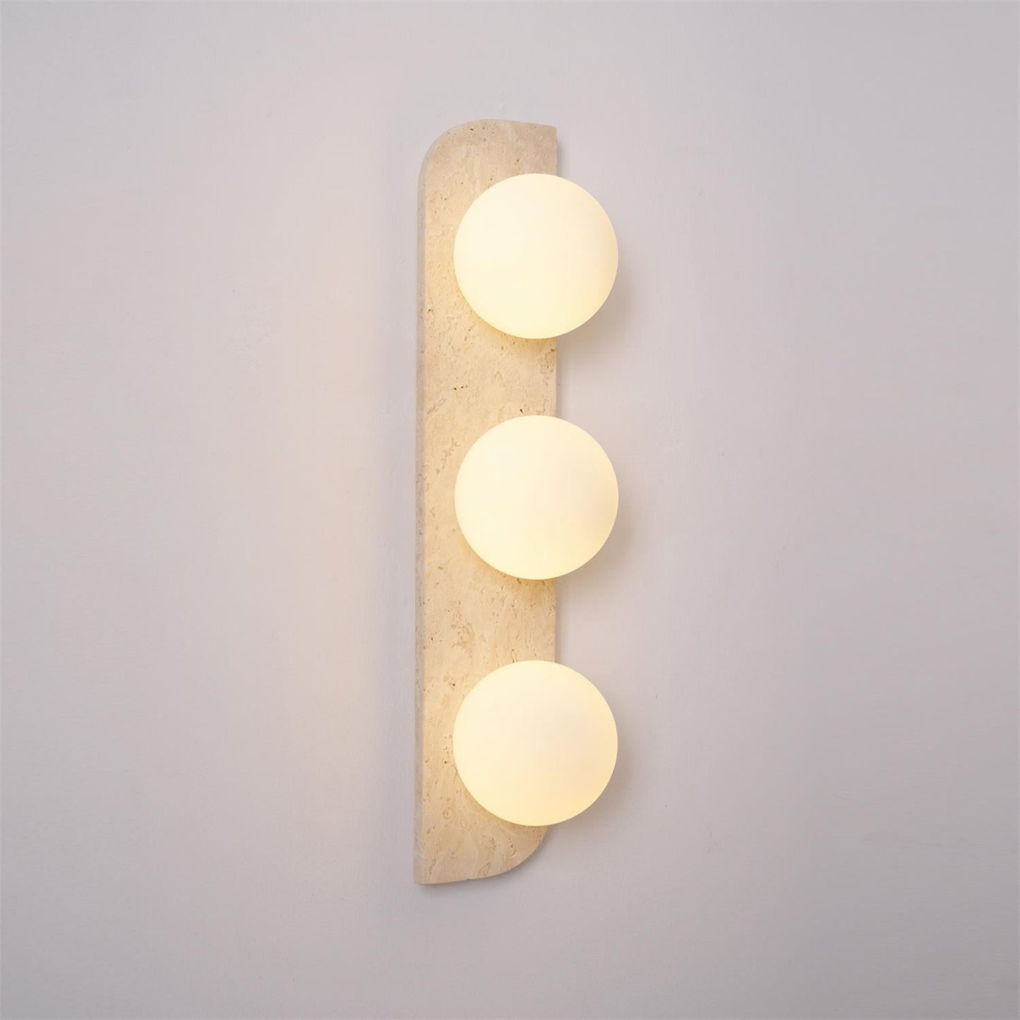 Elysian Travertine Plug - in Wall Light - YIOSI