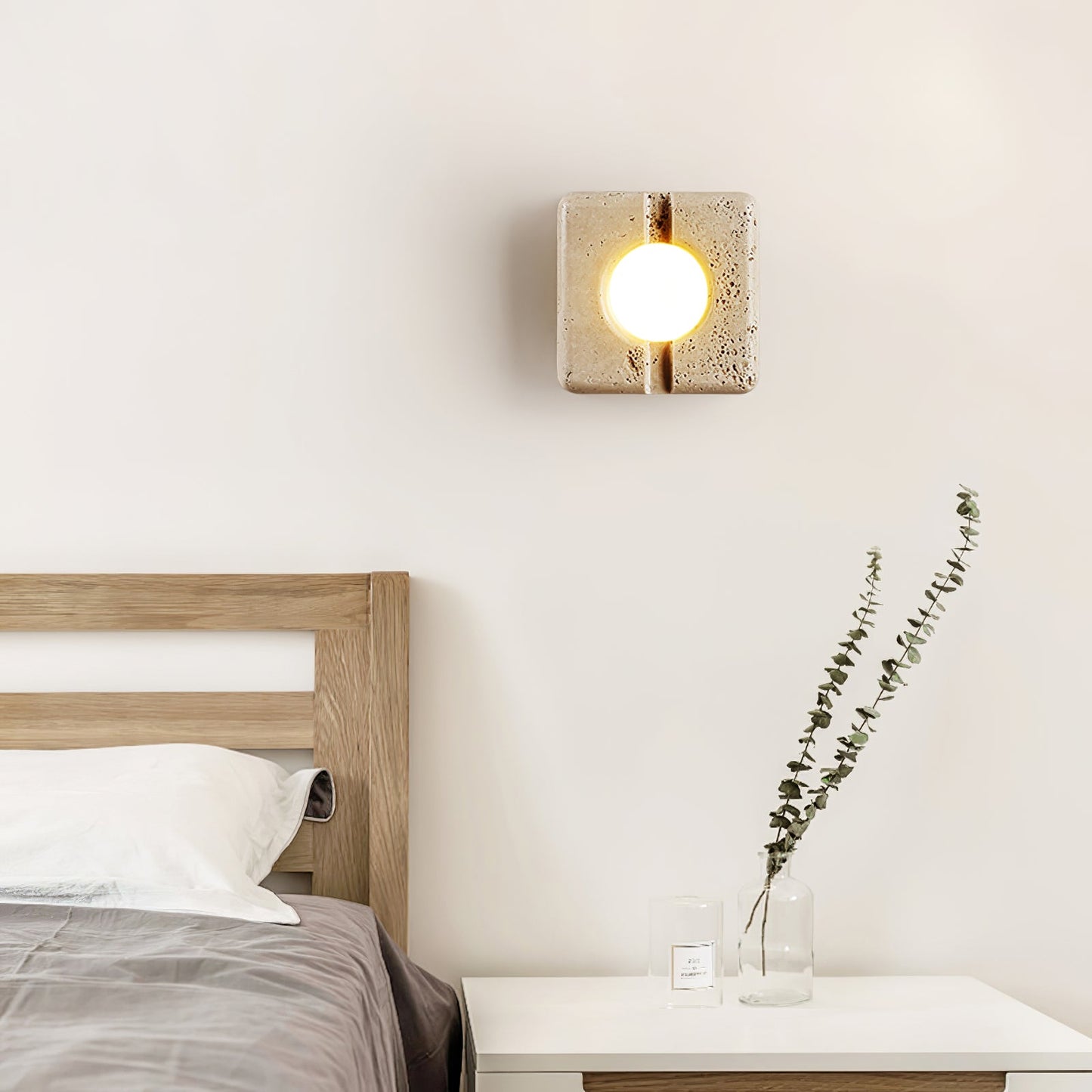 Nora Travertine Wall Light - YIOSI
