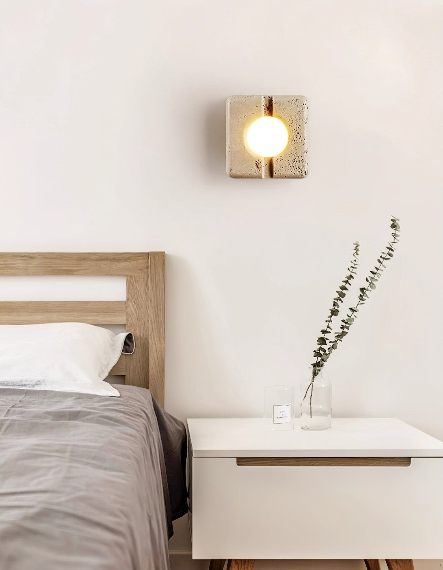 Nora Travertine Wall Light - YIOSI