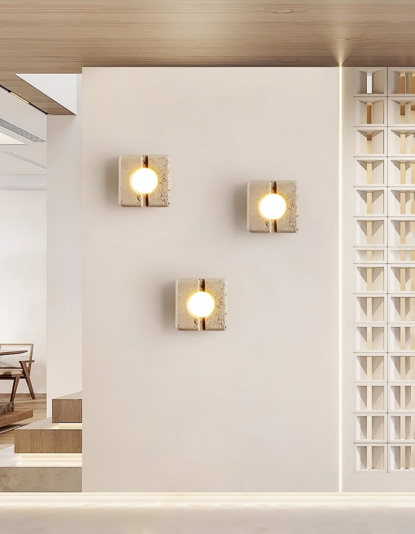 Nora Travertine Wall Light - YIOSI