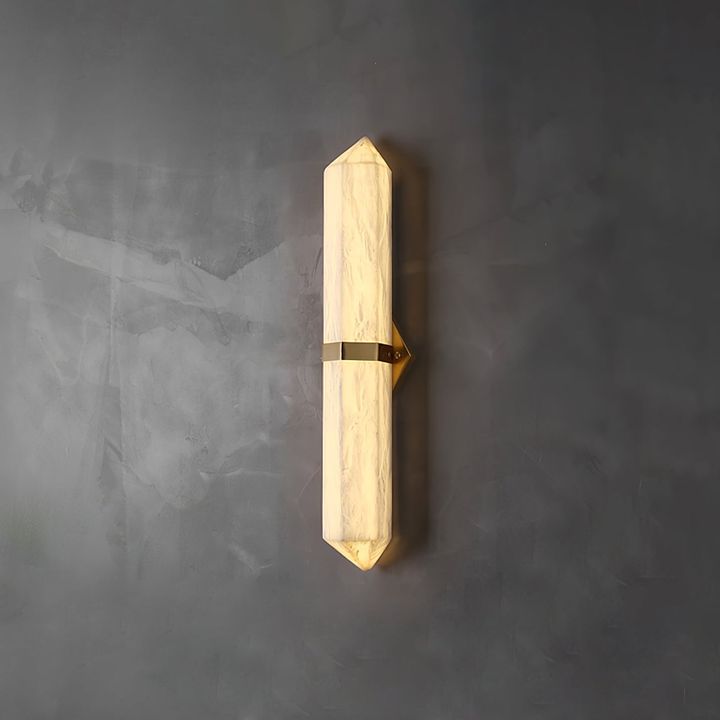 Alabaster Obelisk Wall Sconce - YIOSI