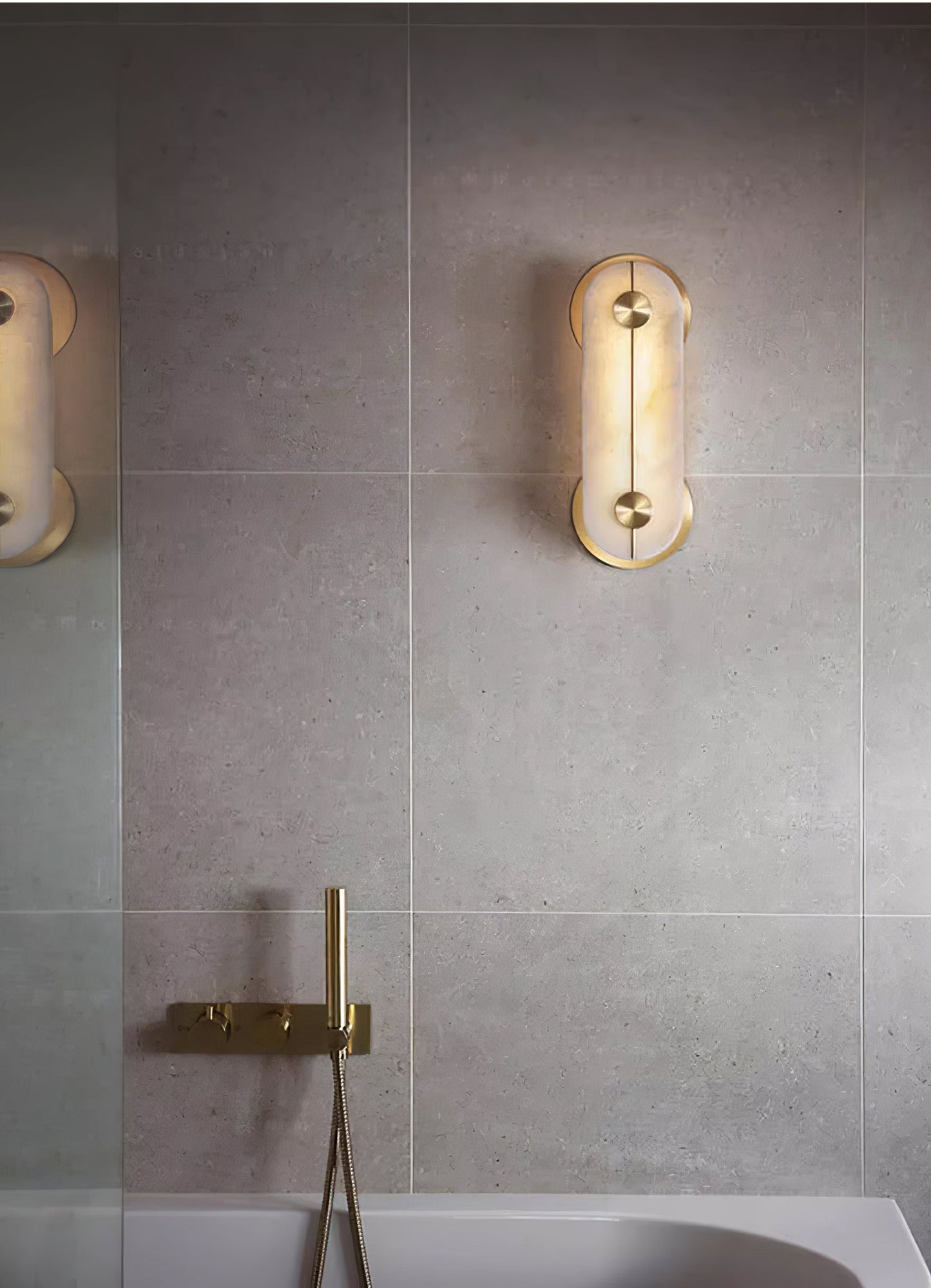 Obvara Alabaster Wall Light - YIOSI