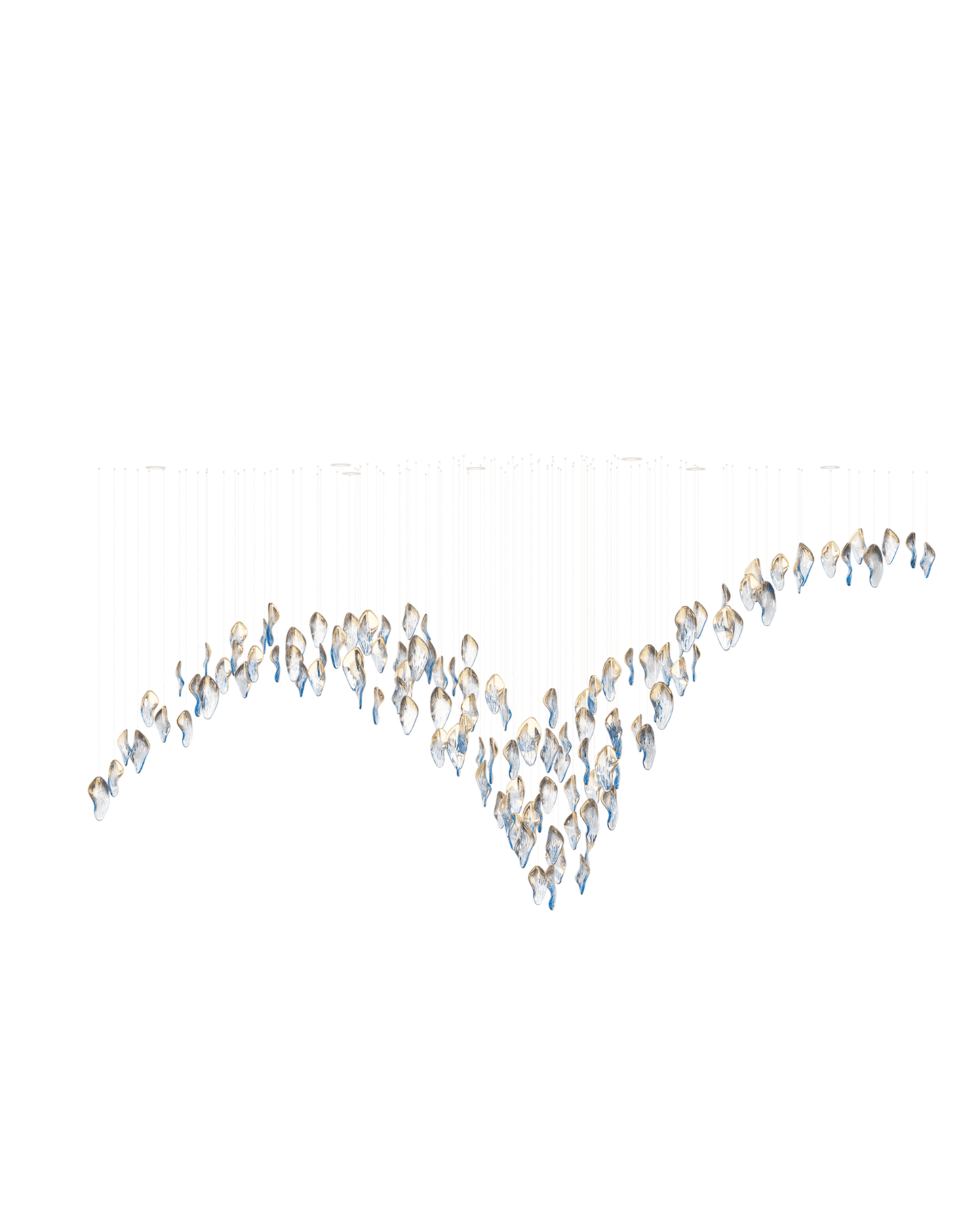 Ocean Drift Blown Glass Customize Chandelier - YIOSI