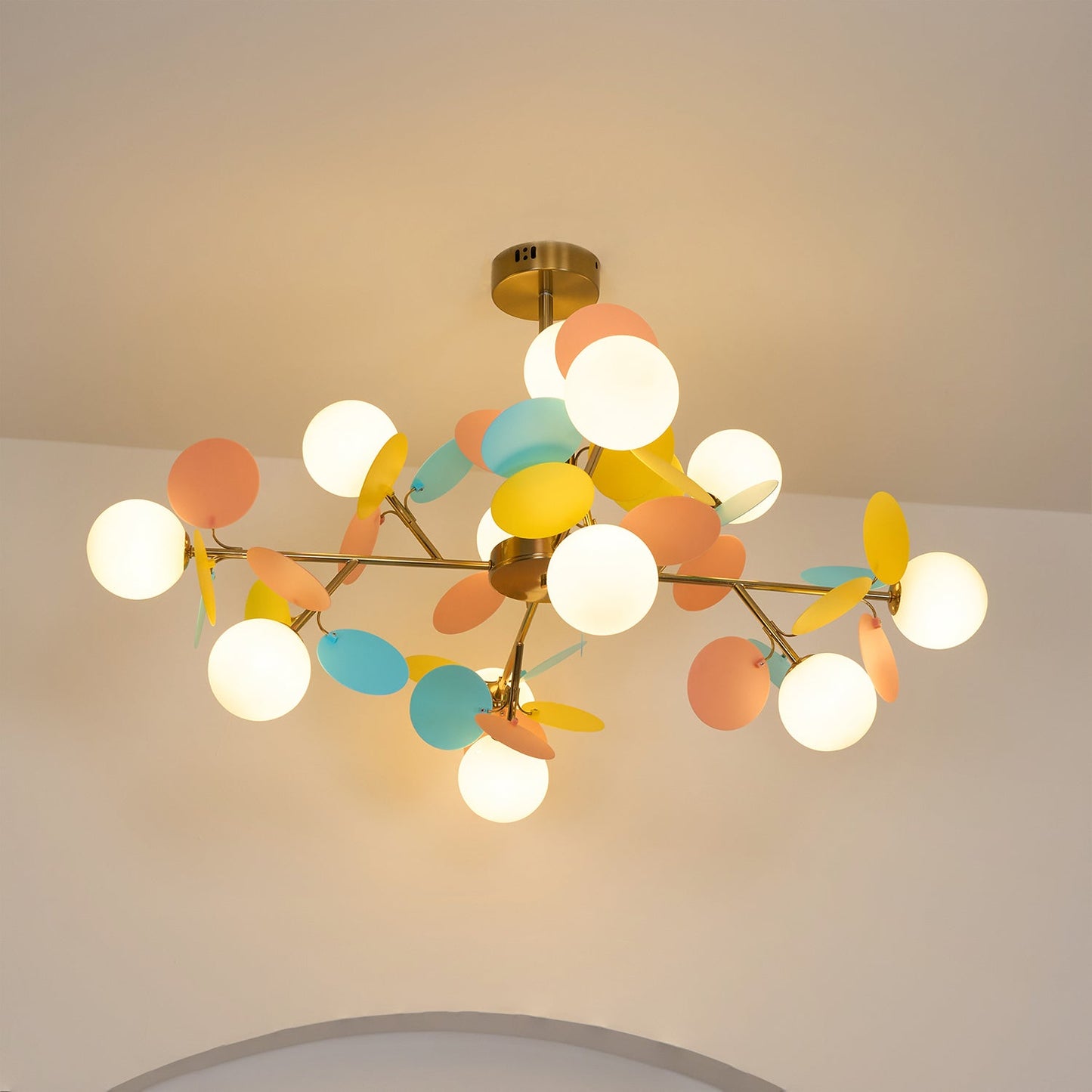 Off White Tree Chandelier - YIOSI