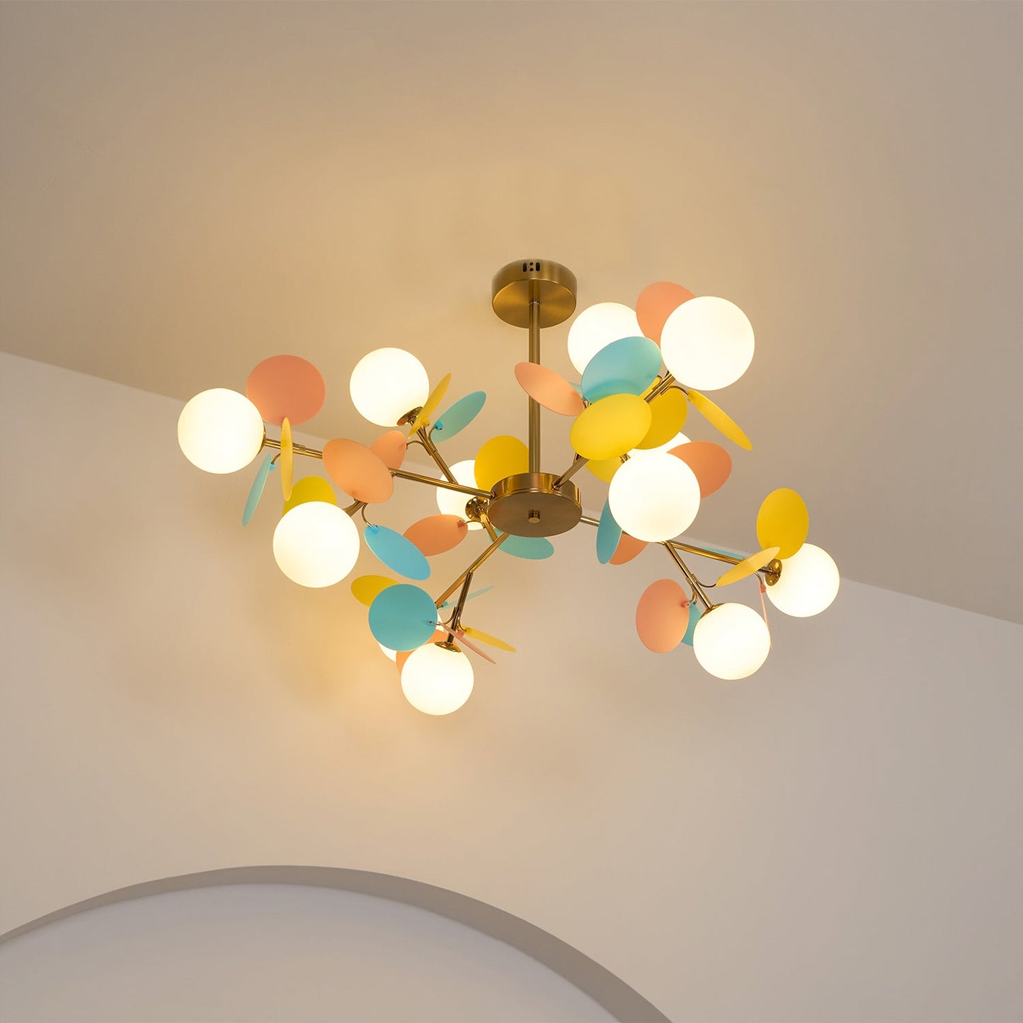 Off White Tree Chandelier - YIOSI