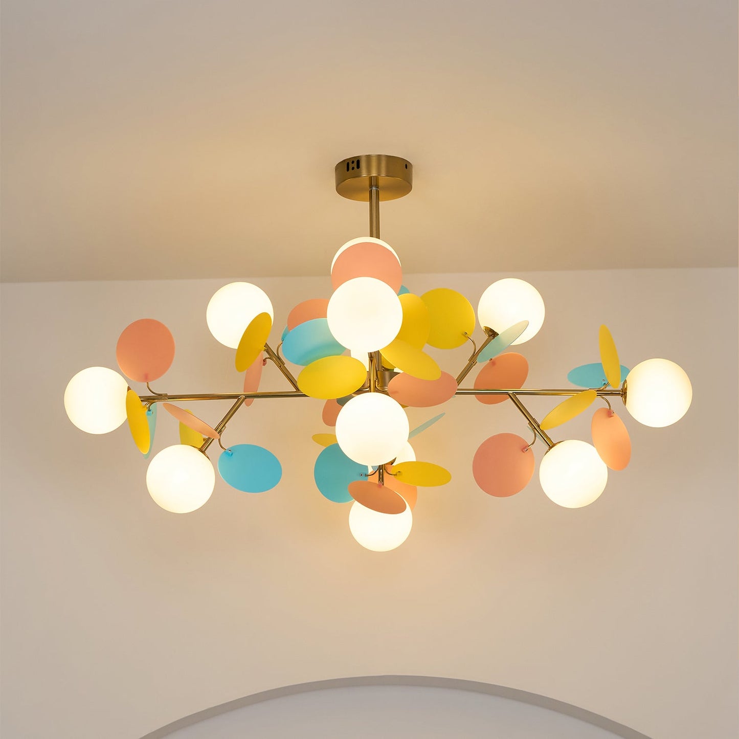 Off White Tree Chandelier - YIOSI