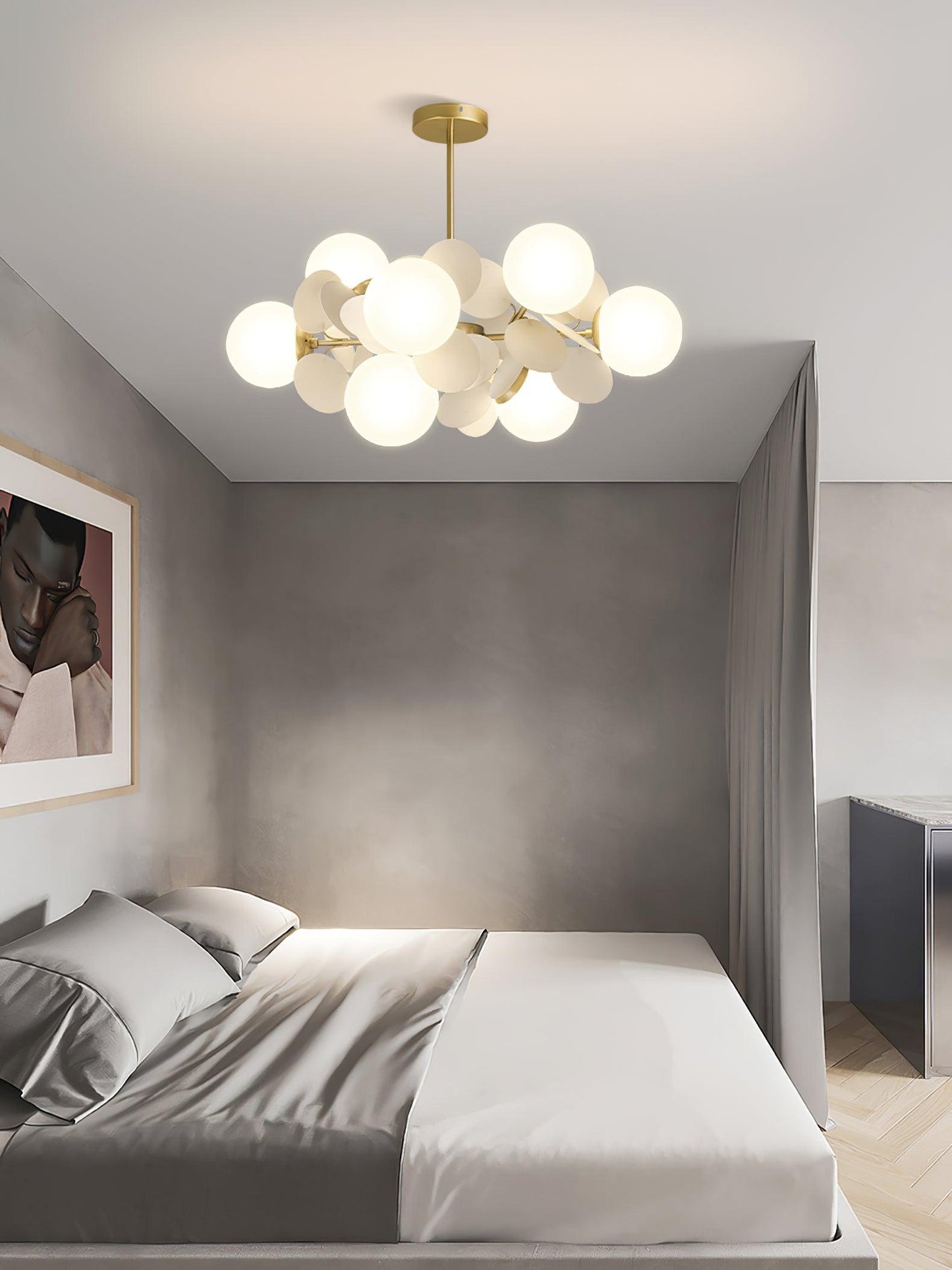 Off White Tree Chandelier - YIOSI