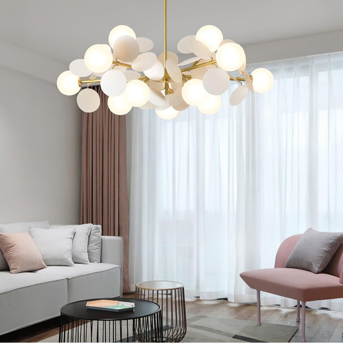 Off White Tree Chandelier - YIOSI