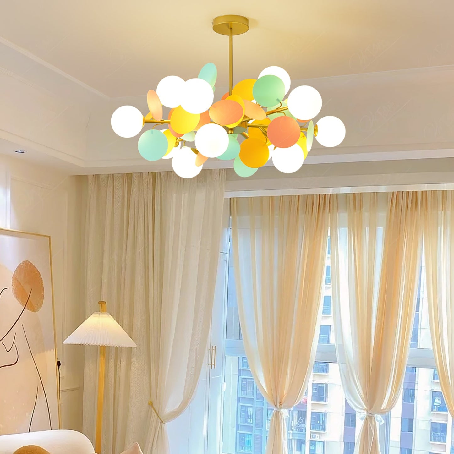 Off White Tree Chandelier - YIOSI
