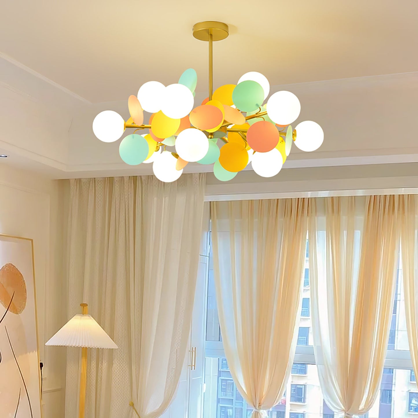 Off White Tree Chandelier - YIOSI