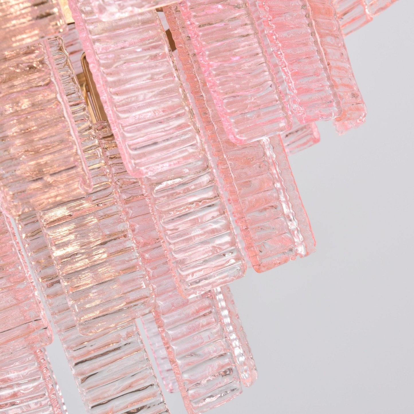 Opalora Pink Murano Chandelier - YIOSI