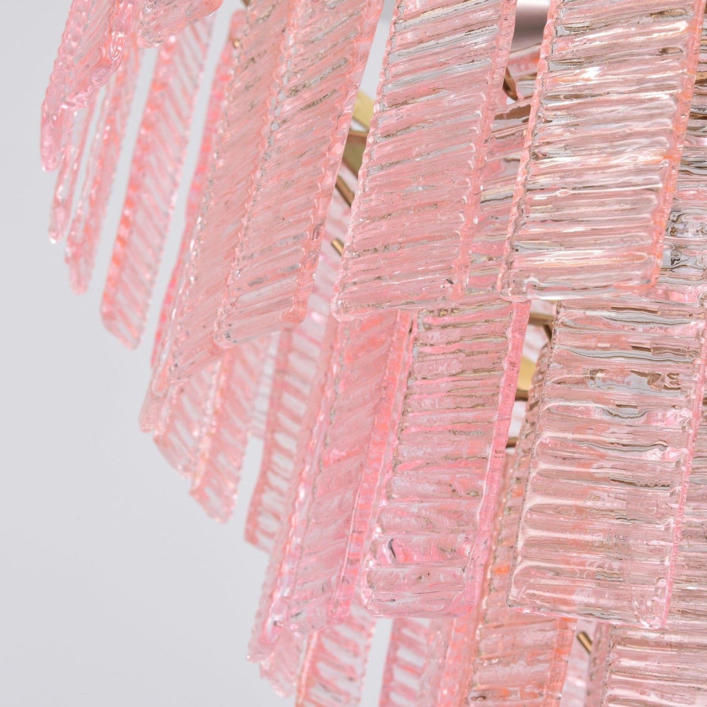 Opalora Pink Murano Chandelier - YIOSI