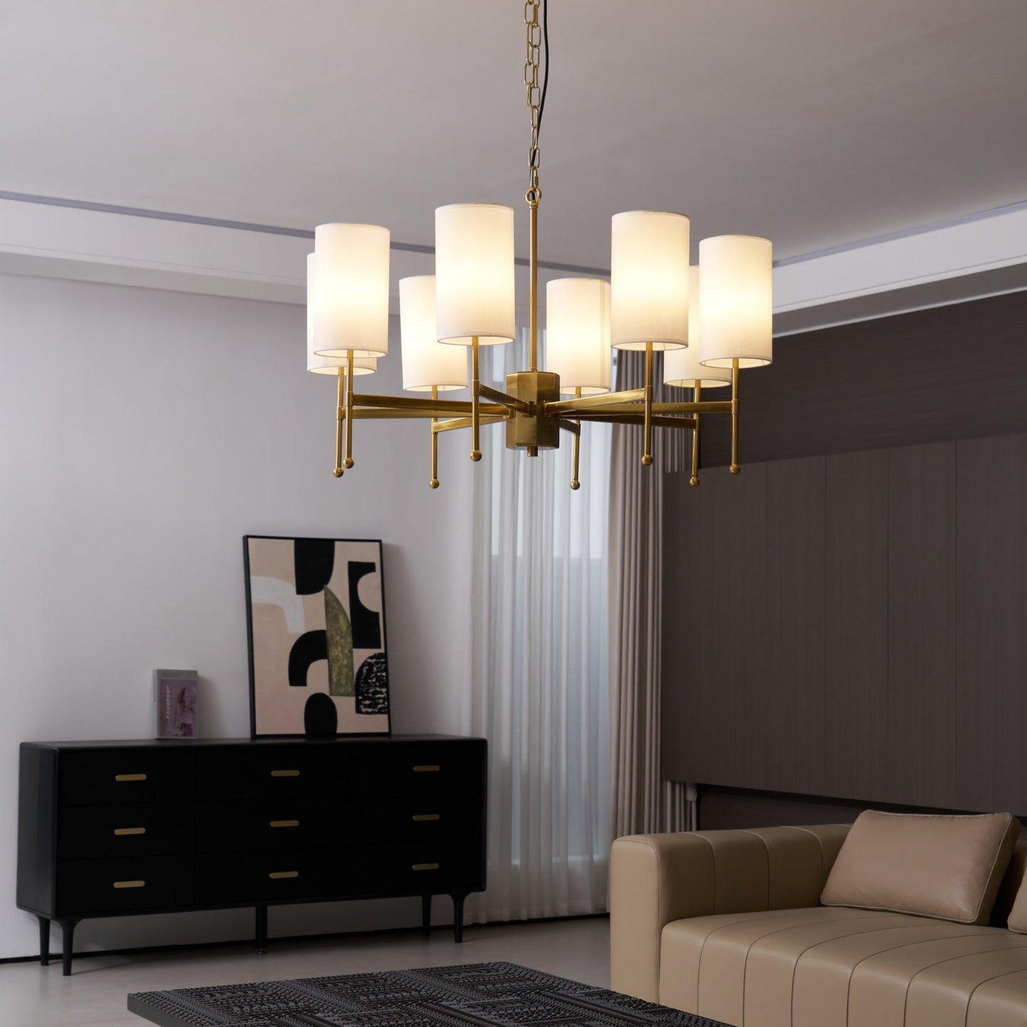 Brilliancess Brass Chandelier - YIOSI