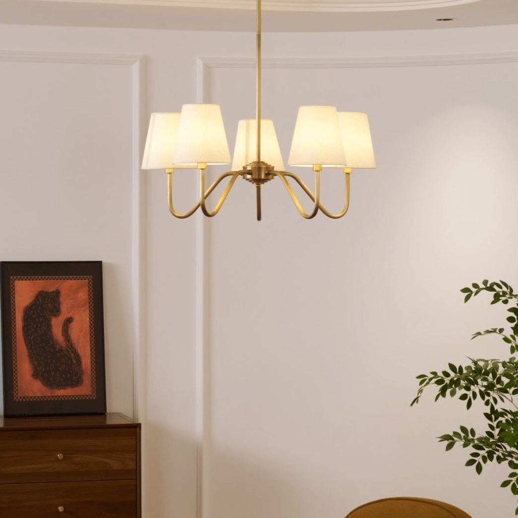 Opaluxe Brass Chandelier - YIOSI