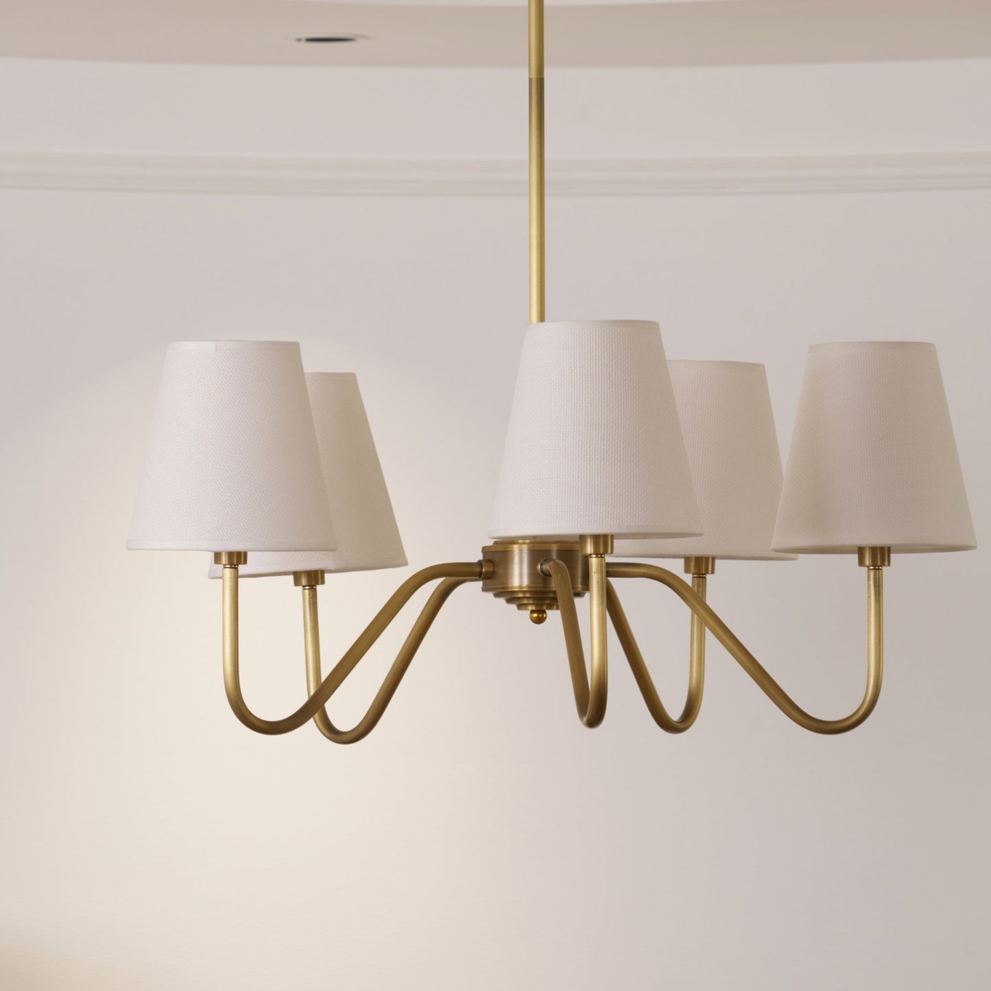 Opaluxe Brass Chandelier - YIOSI