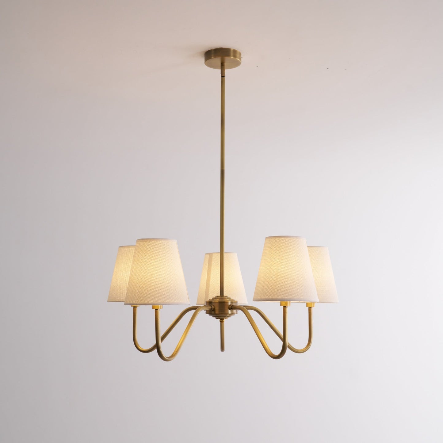 Opaluxe Brass Chandelier - YIOSI