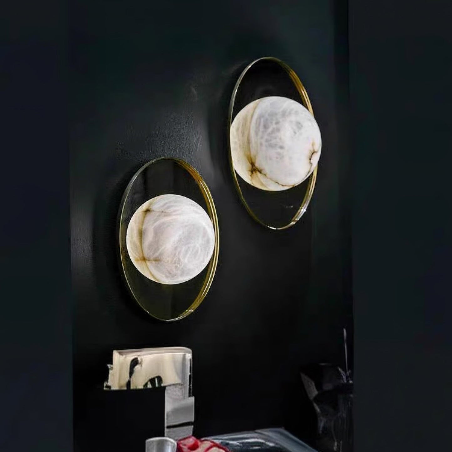 Ophela Alabaster Sconce - YIOSI