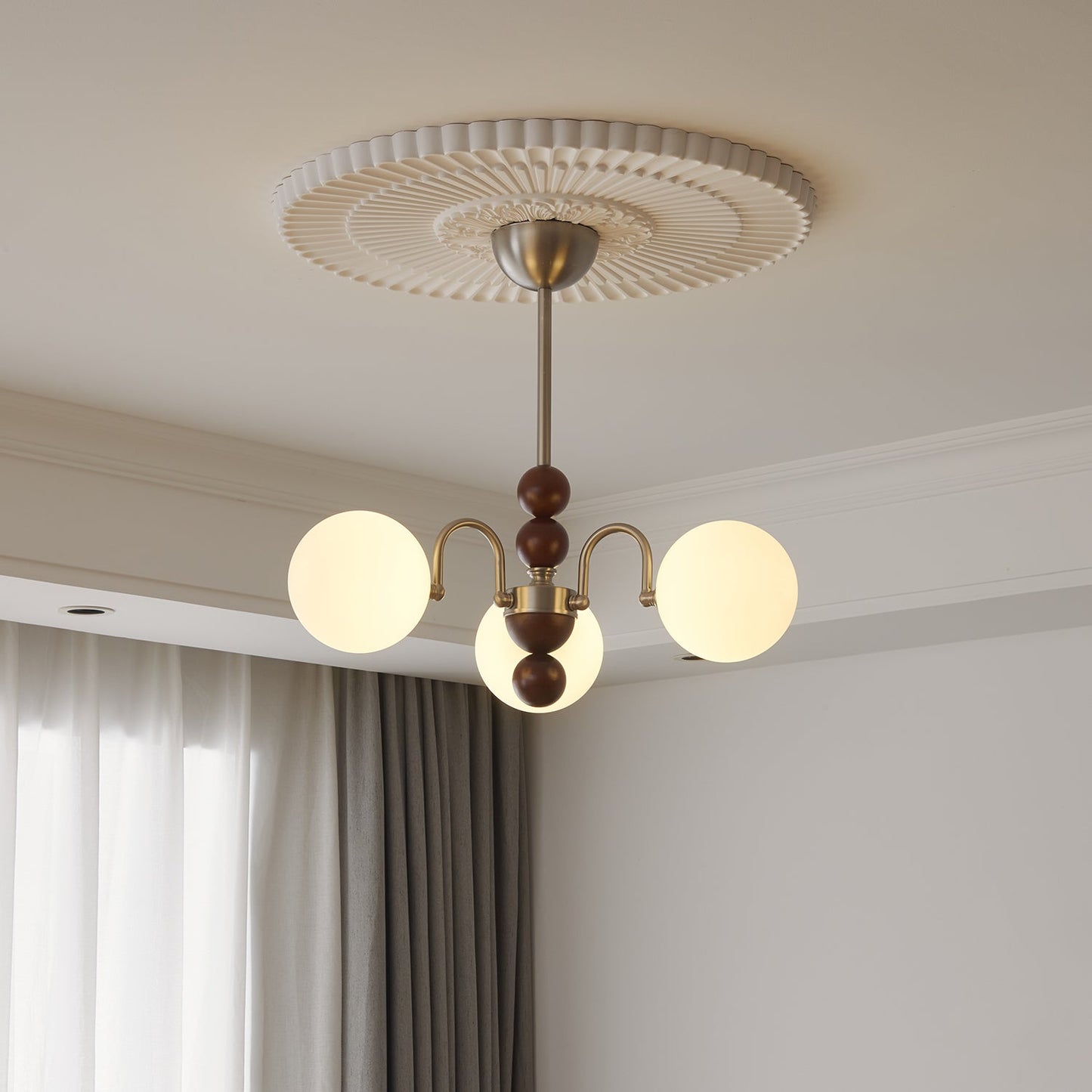 Orbital Curve Chandelier - YIOSI