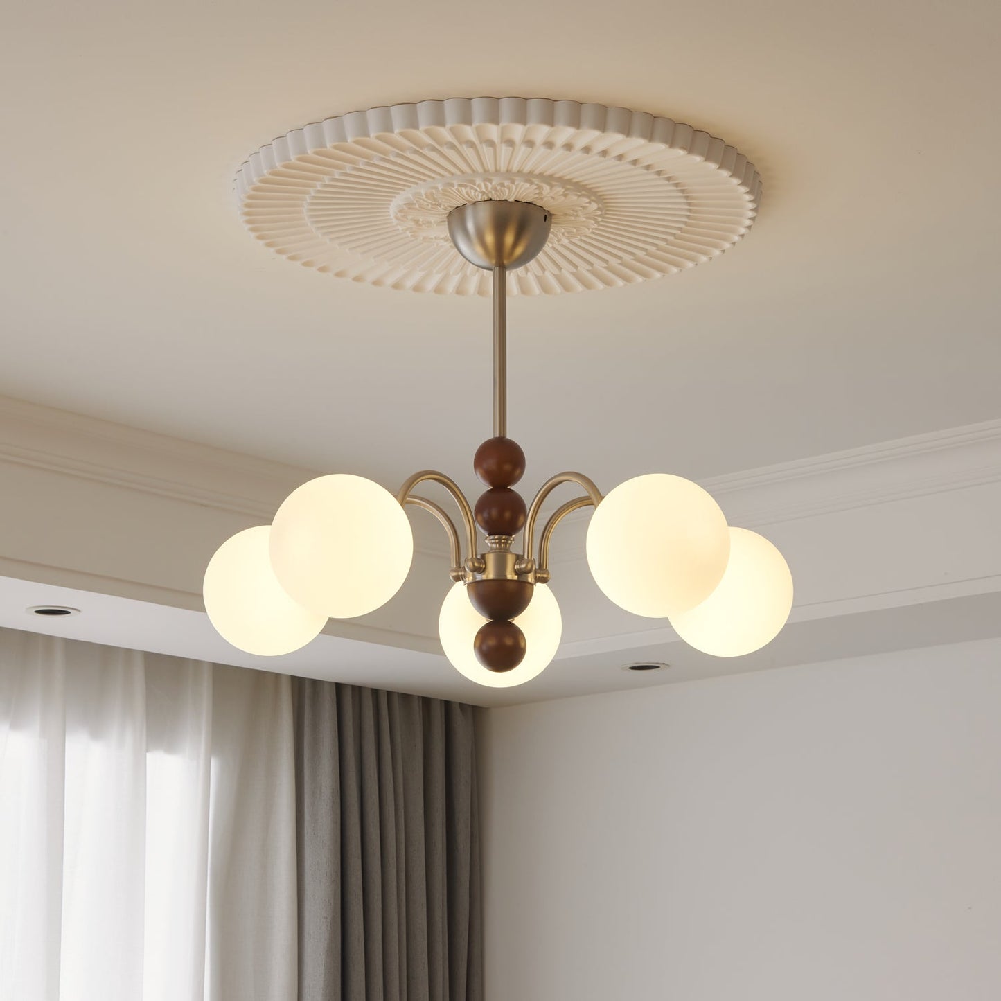 Orbital Curve Chandelier - YIOSI