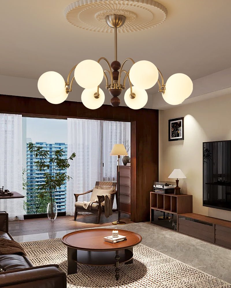 Orbital Curve Chandelier - YIOSI