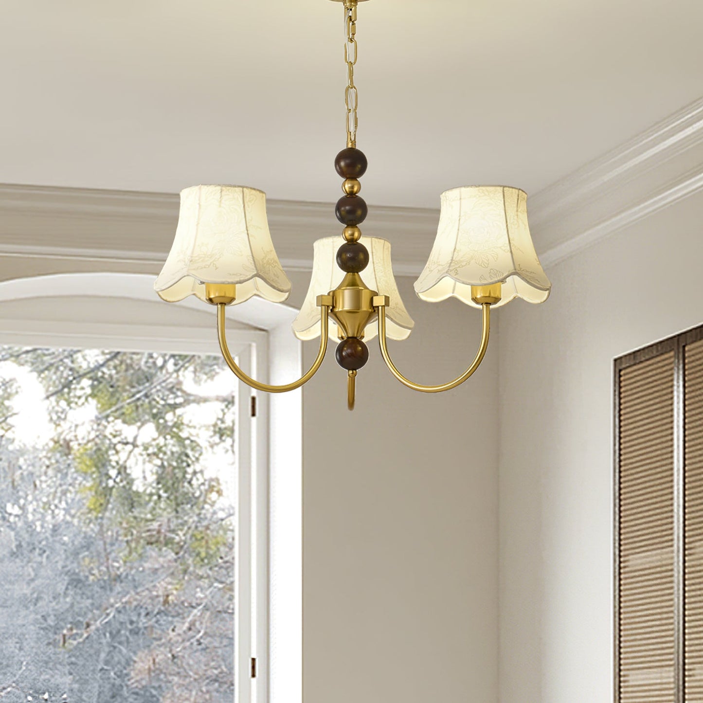 Orchid Fabric Chandelier - YIOSI