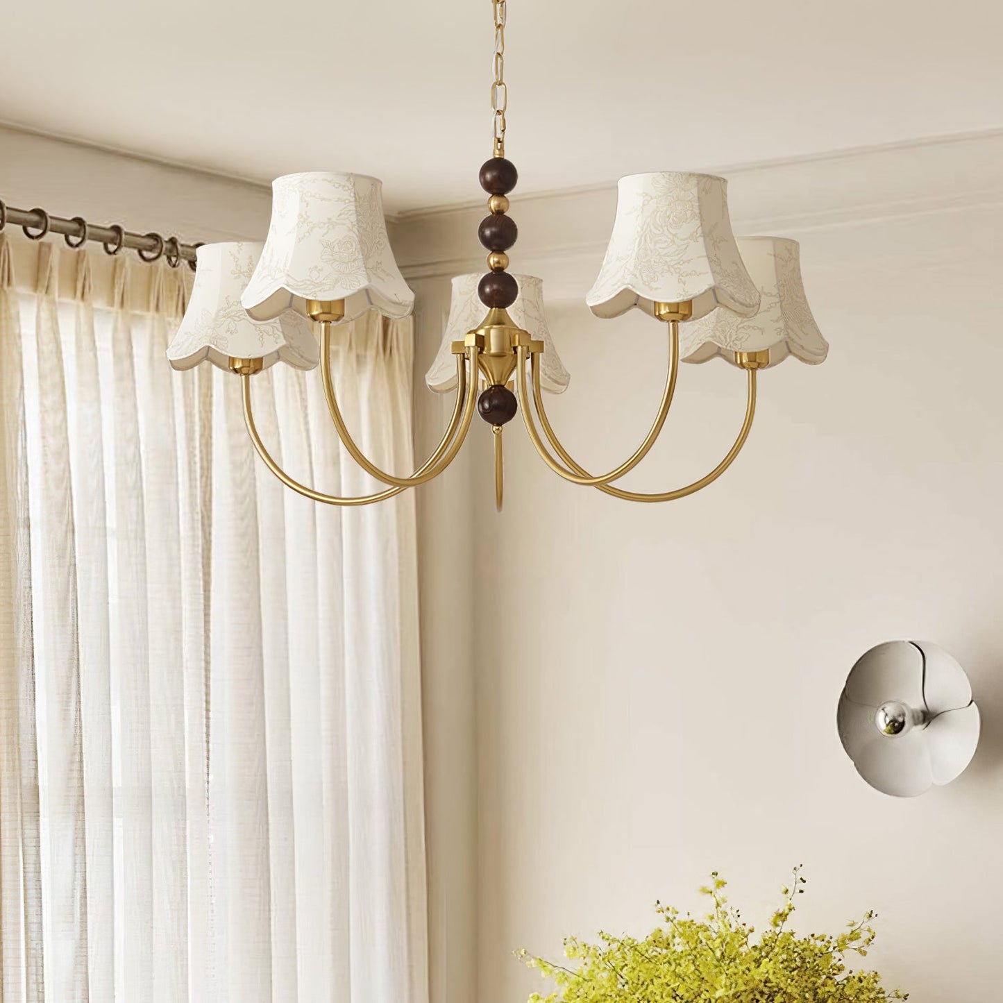 Orchid Fabric Chandelier - YIOSI