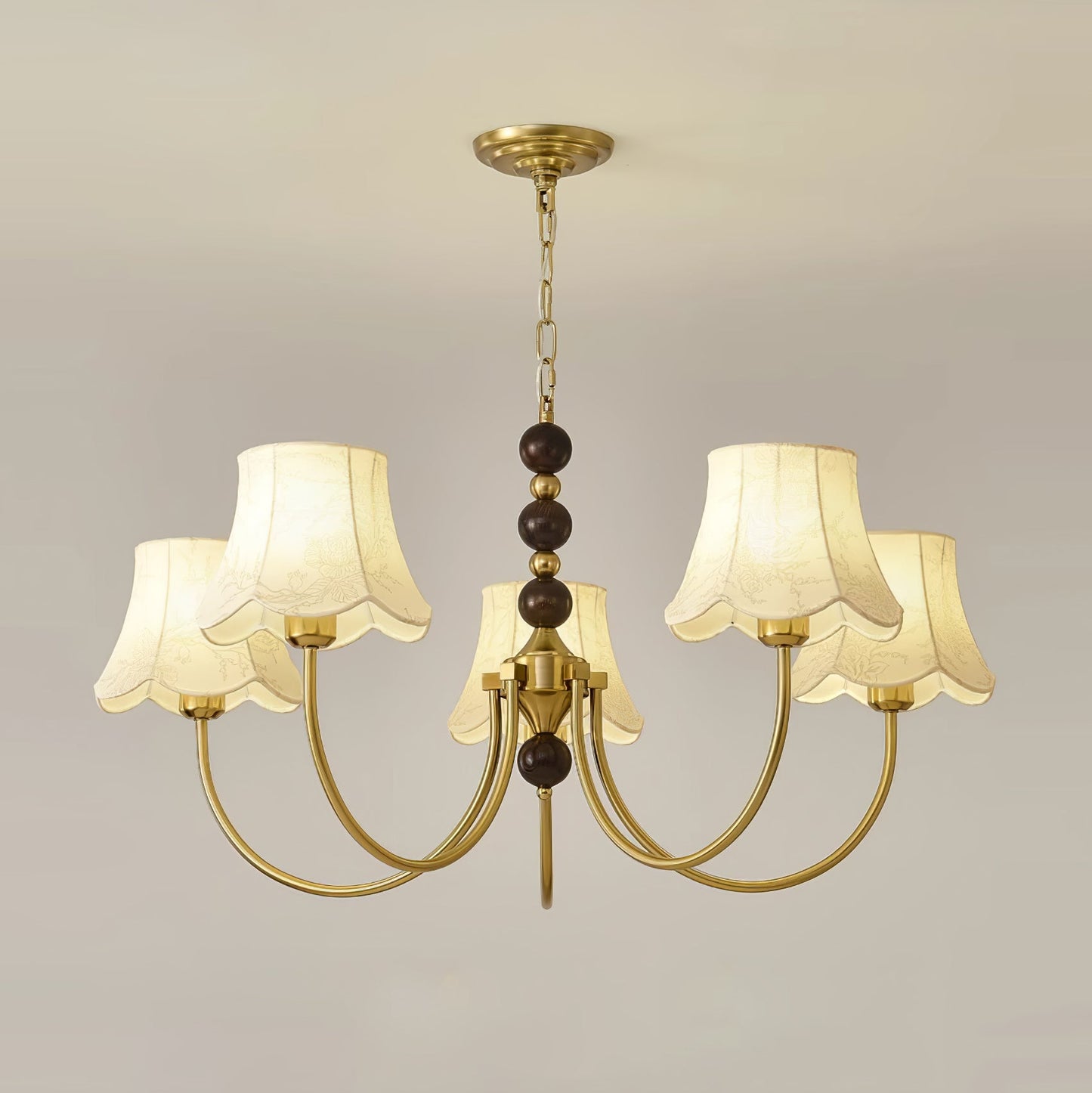 Orchid Fabric Chandelier - YIOSI
