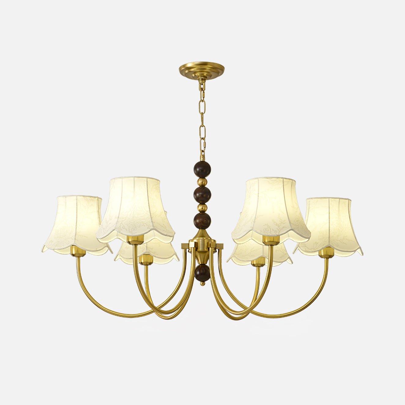 Orchid Fabric Chandelier - YIOSI