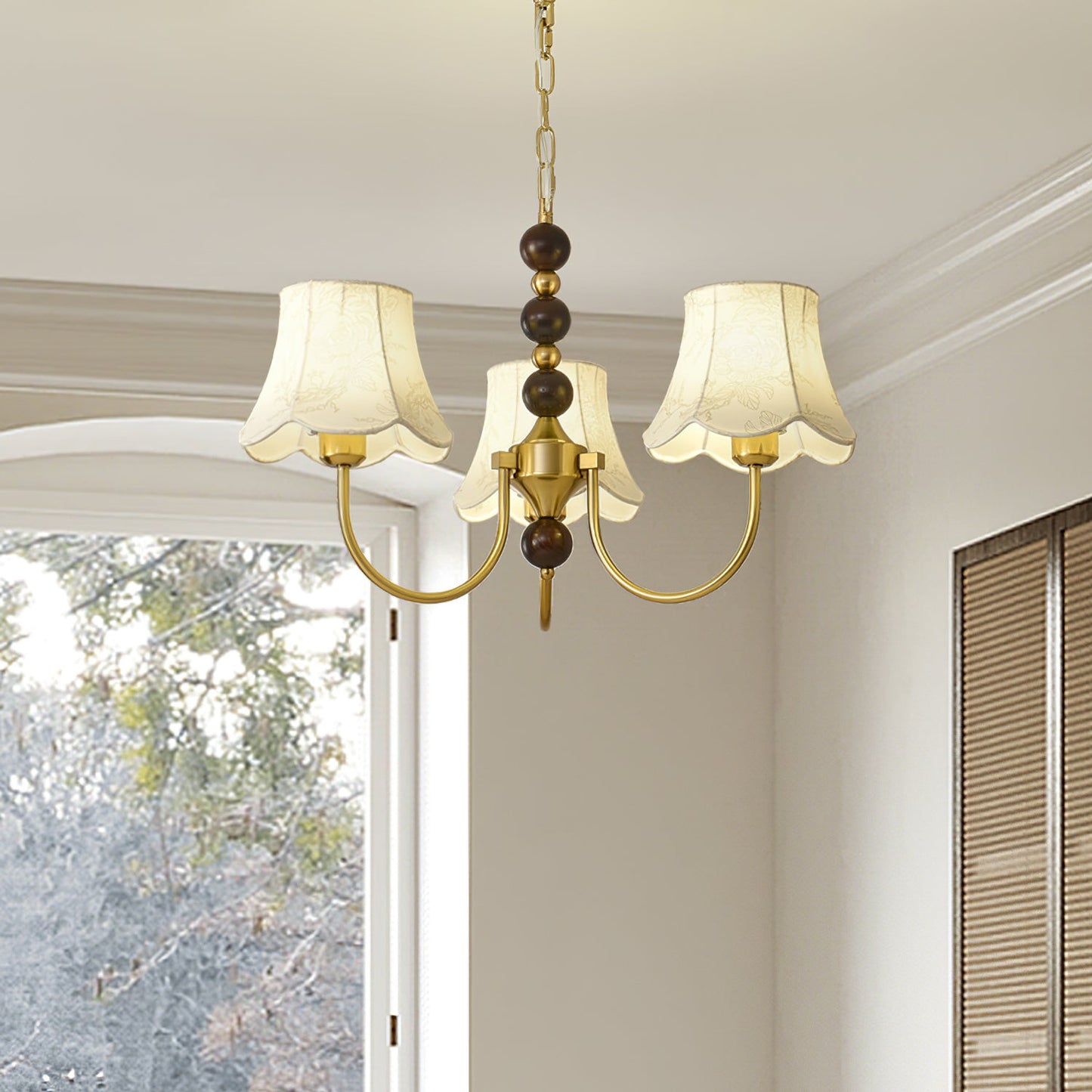 Orchid Fabric Chandelier - YIOSI