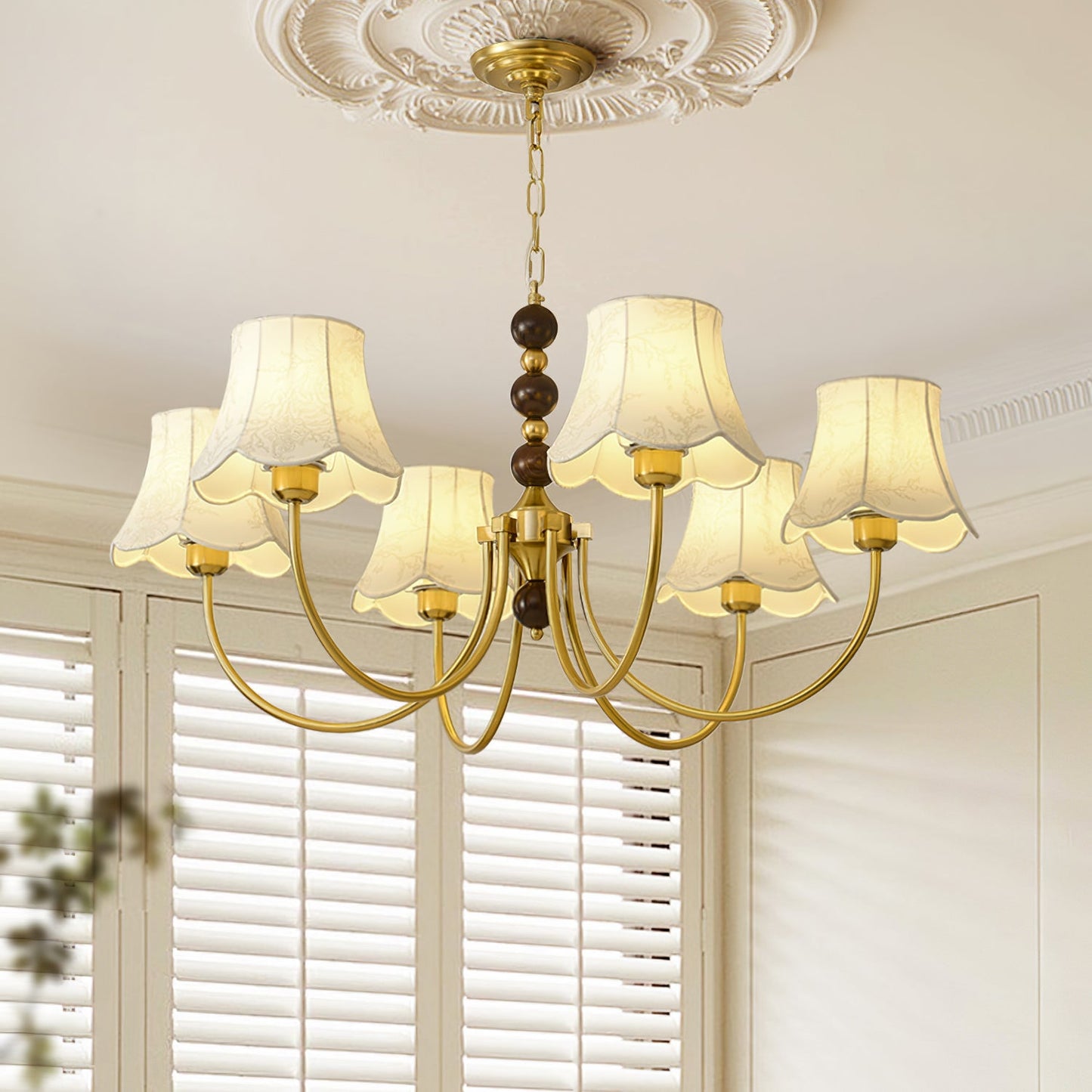 Orchid Fabric Chandelier - YIOSI