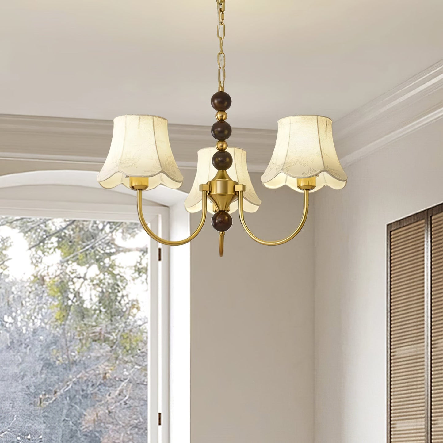 Orchid Fabric Chandelier - YIOSI