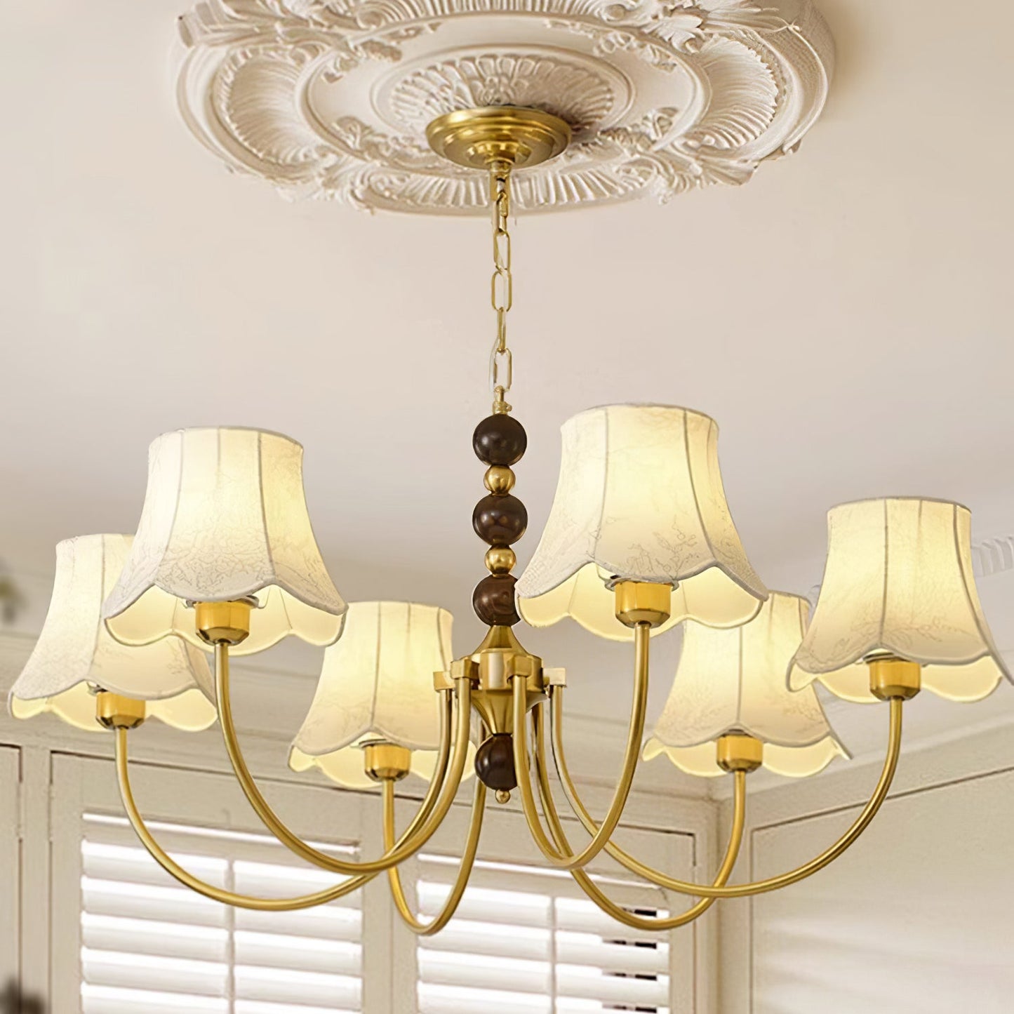 Orchid Fabric Chandelier - YIOSI
