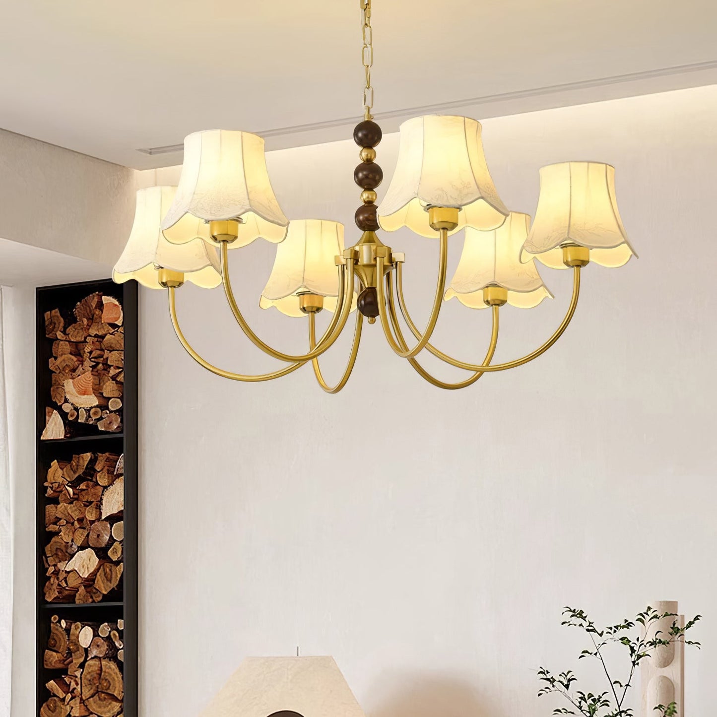 Orchid Fabric Chandelier - YIOSI