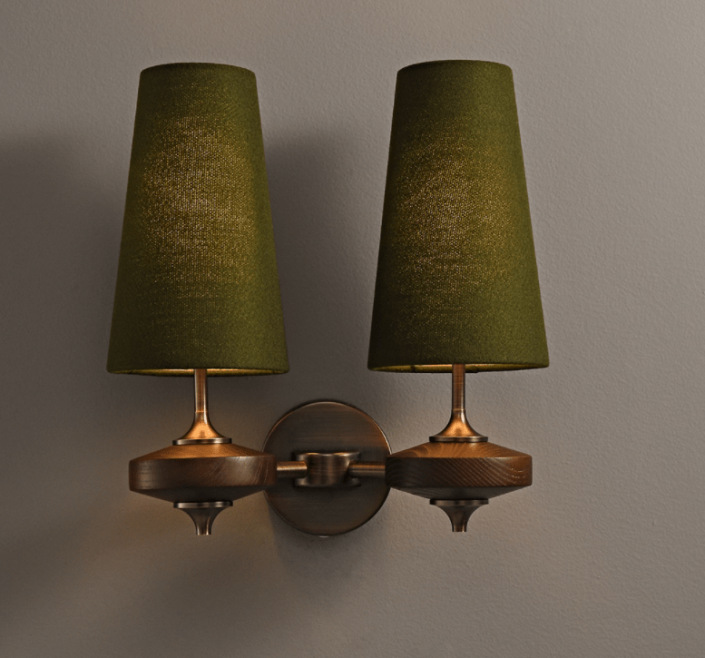 Orlan Twin Shade Wall Sconce - YIOSI