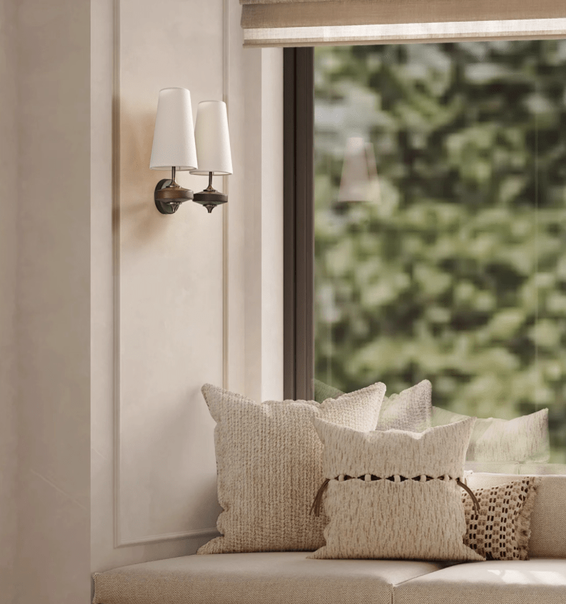 Orlan Twin Shade Wall Sconce - YIOSI