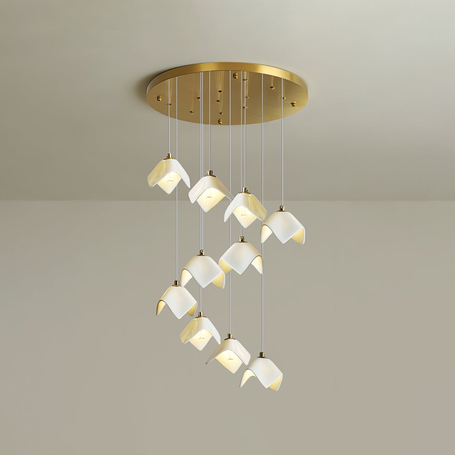 Orlani Cascade Stairs Chandelier - YIOSI