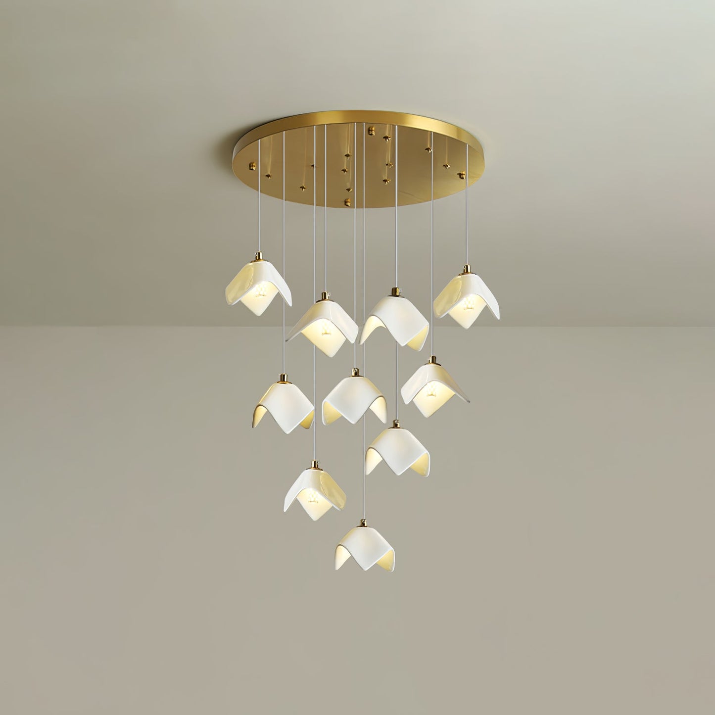 Orlani Cascade Stairs Chandelier - YIOSI