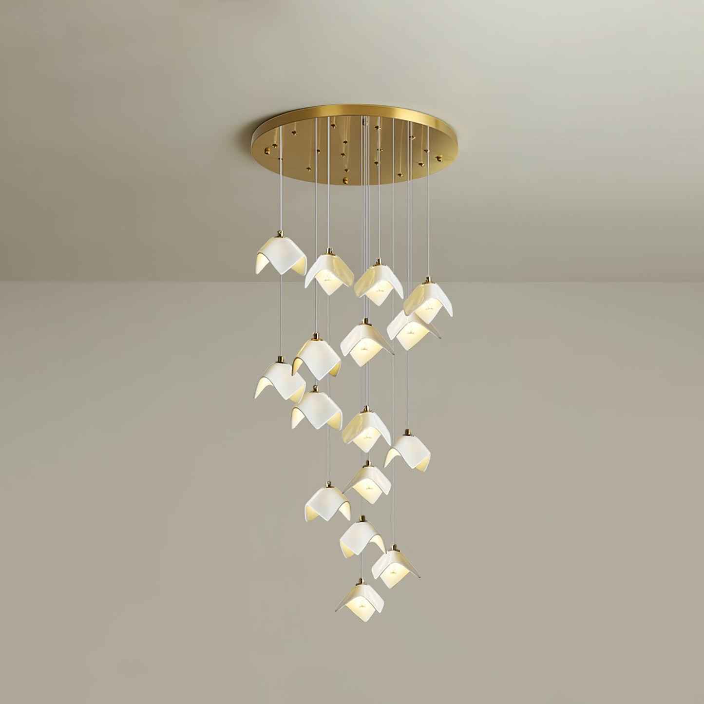 Orlani Cascade Stairs Chandelier - YIOSI
