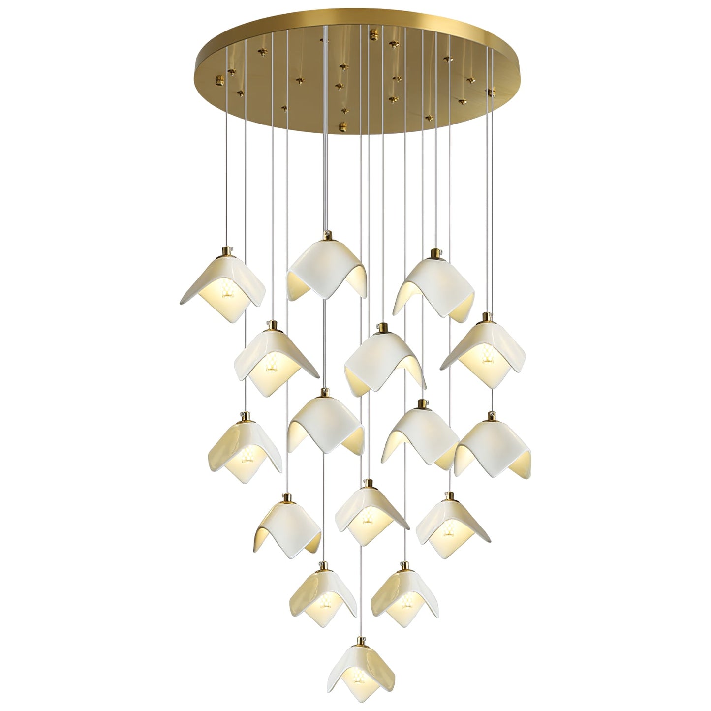 Orlani Cascade Stairs Chandelier - YIOSI