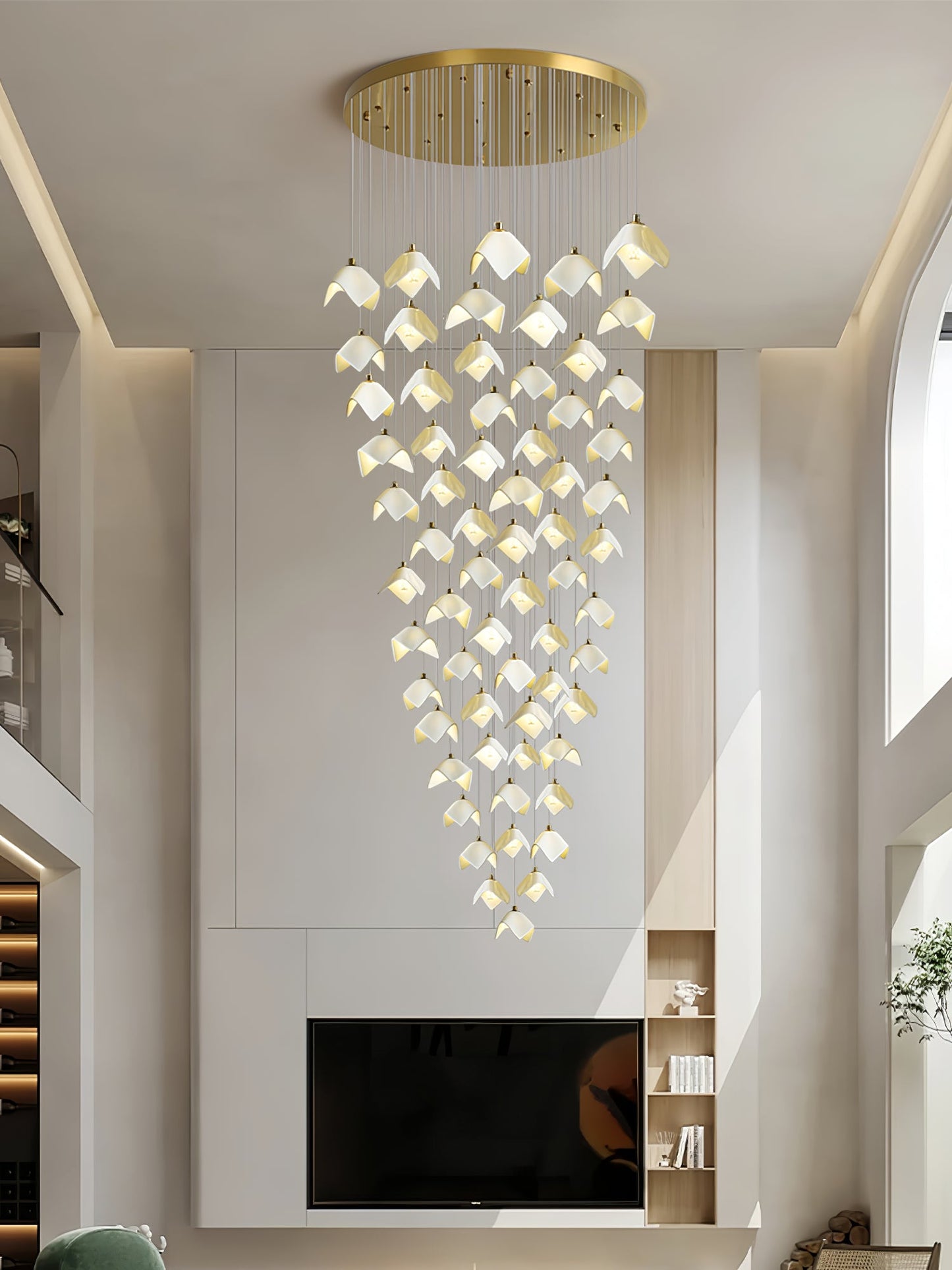 Orlani Cascade Stairs Chandelier - YIOSI