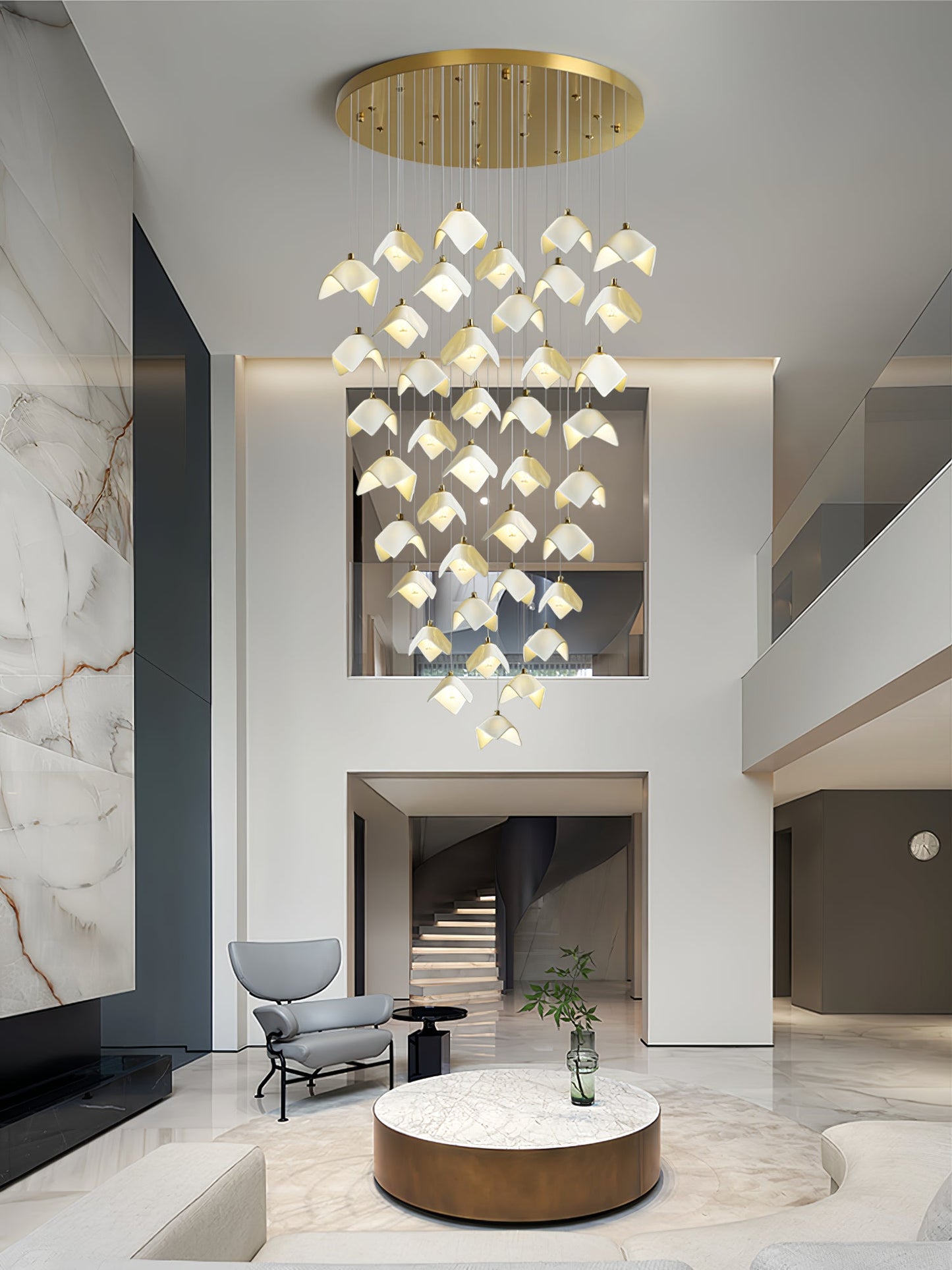 Orlani Cascade Stairs Chandelier - YIOSI