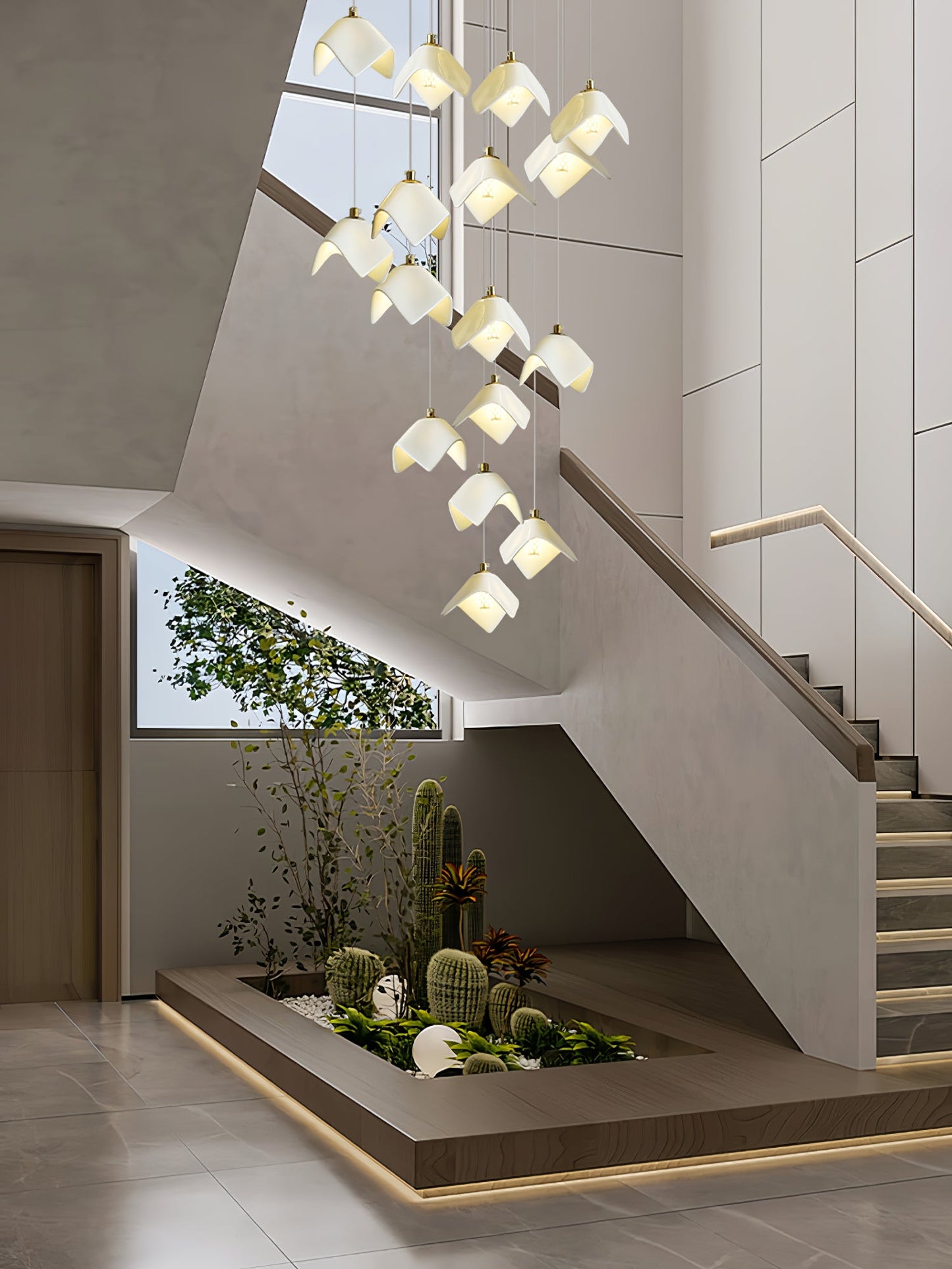 Orlani Cascade Stairs Chandelier - YIOSI