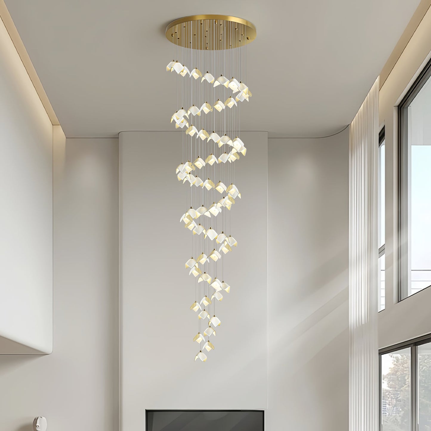 Orlani Cascade Stairs Chandelier - YIOSI
